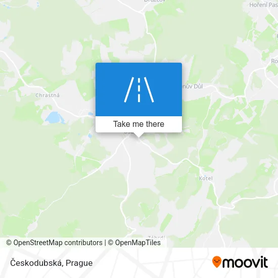Карта Českodubská
