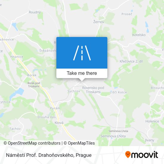 Náměstí Prof. Drahoňovského map