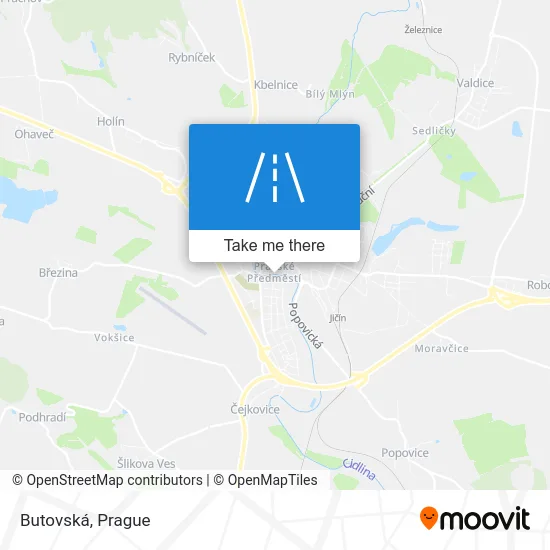 Карта Butovská
