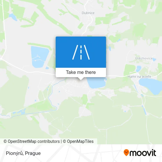 Карта Pionýrů