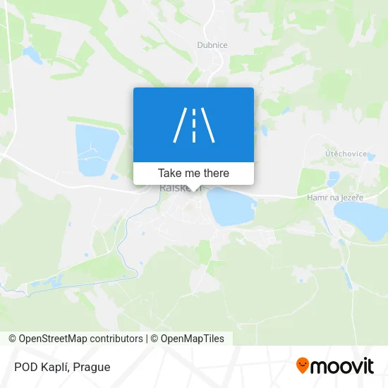 Карта POD Kaplí