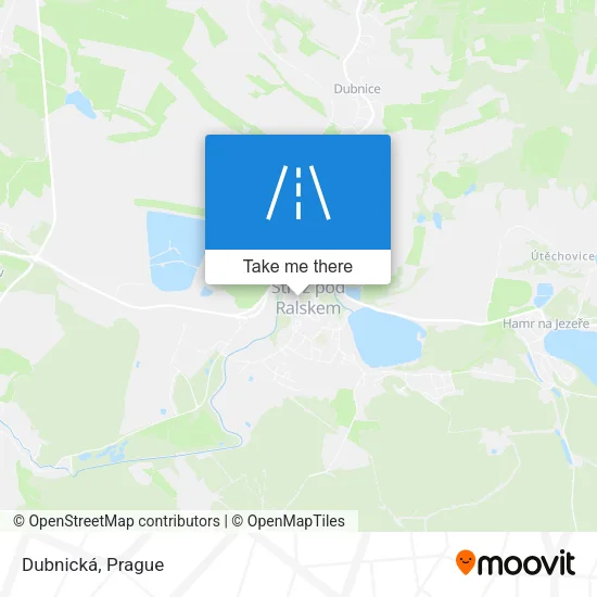 Карта Dubnická