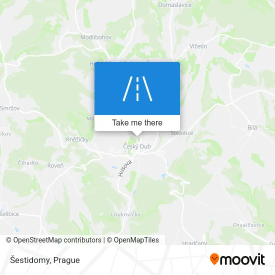 Карта Šestidomy
