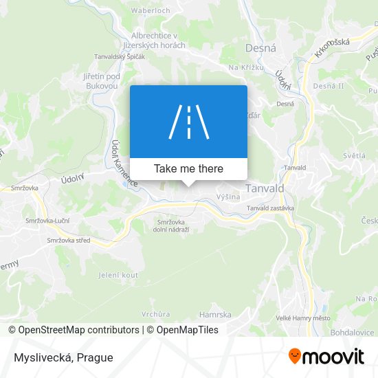 Карта Myslivecká