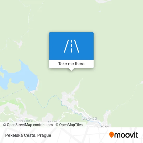 Карта Pekelská Cesta