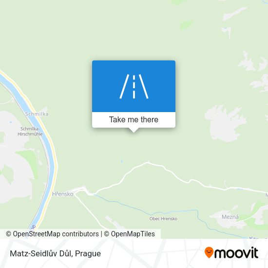 Карта Matz-Seidlův Důl