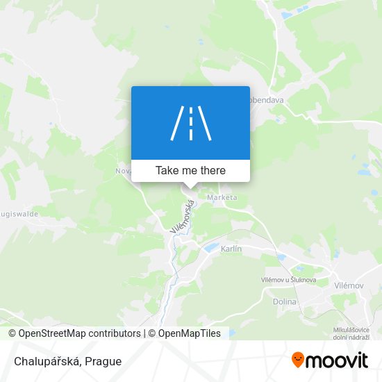 Chalupářská map