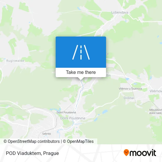 Карта POD Viaduktem