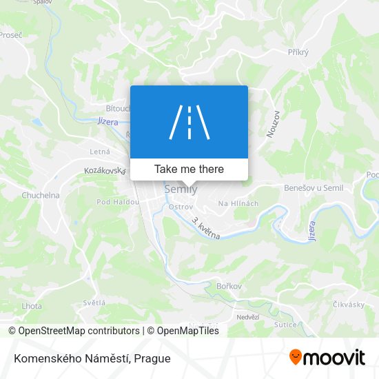 Komenského Náměstí map