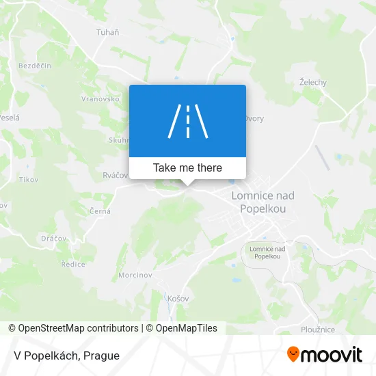 Карта V Popelkách