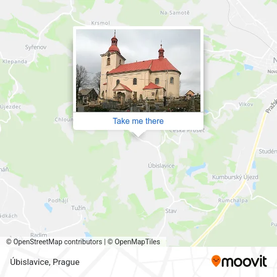 Карта Úbislavice