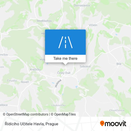 Řídícího Učitele Havla map