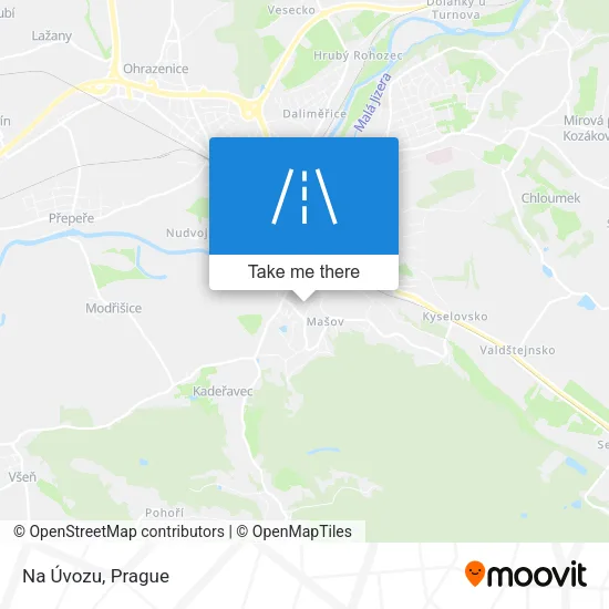 Карта Na Úvozu