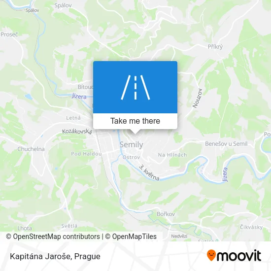 Карта Kapitána Jaroše