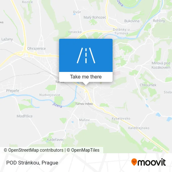 Карта POD Stránkou