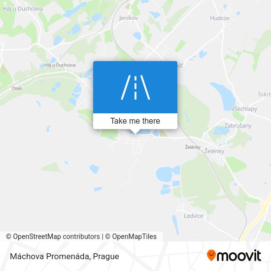 Карта Máchova Promenáda