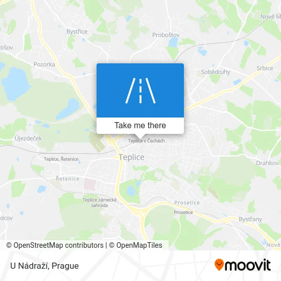 Карта U Nádraží