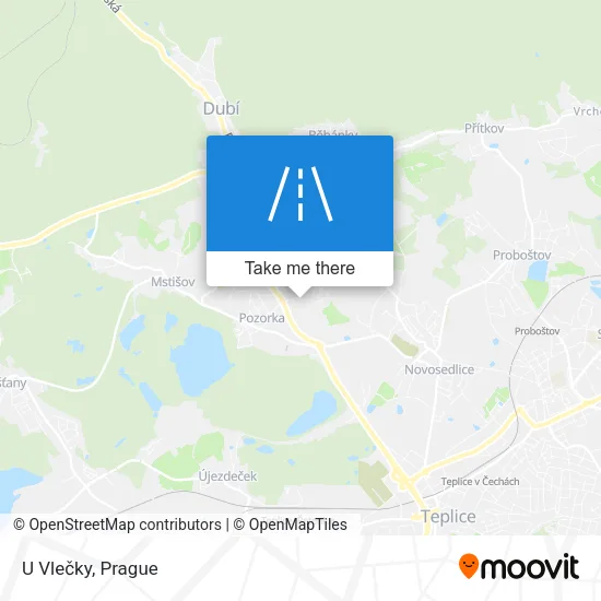 Карта U Vlečky
