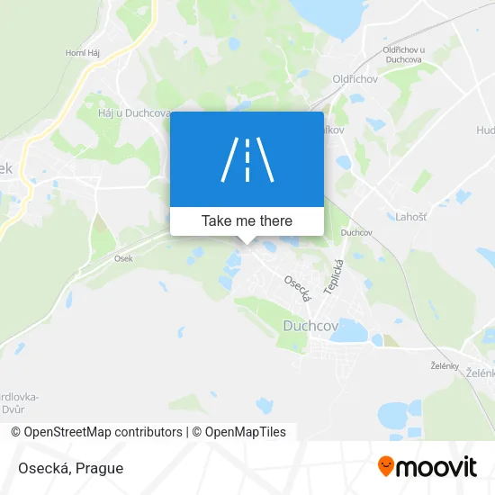 Карта Osecká