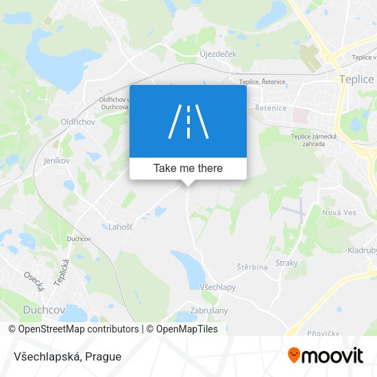 Карта Všechlapská