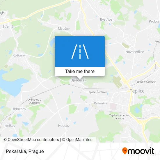 Карта Pekařská