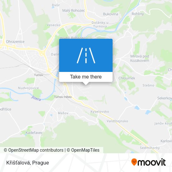 Křišťálová map