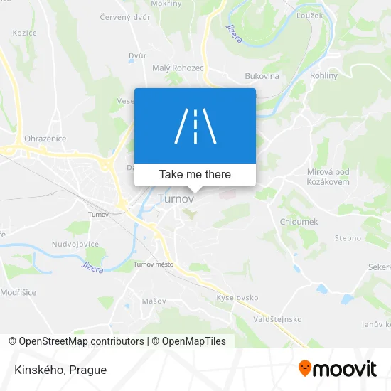 Карта Kinského