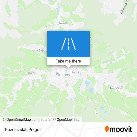Koželužská map