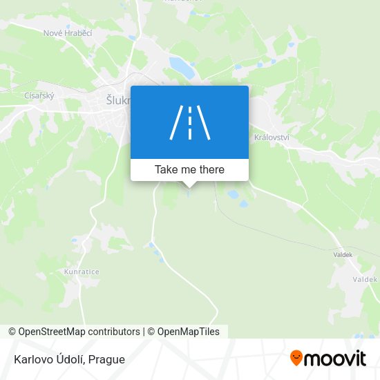 Karlovo Údolí map