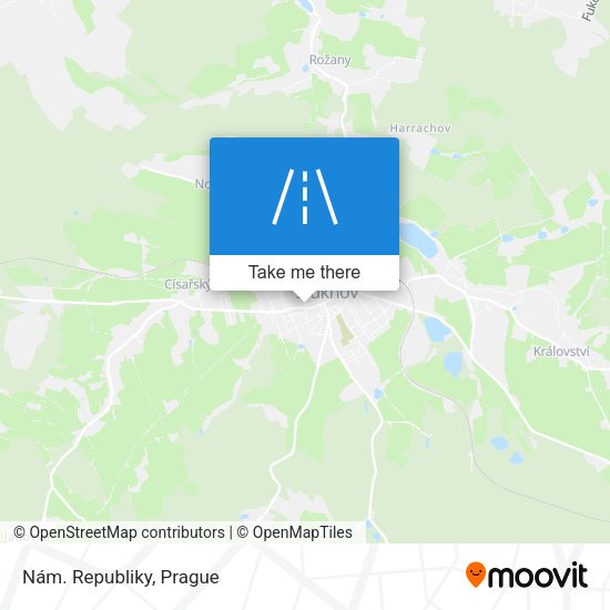 Карта Nám. Republiky