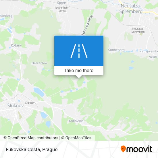 Fukovská Cesta map