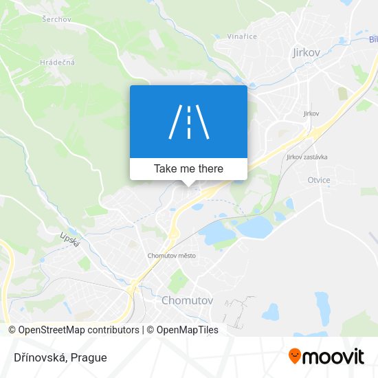 Dřínovská map