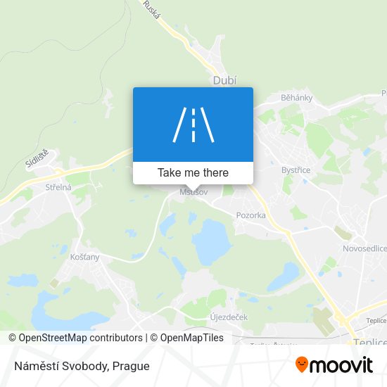Náměstí Svobody map