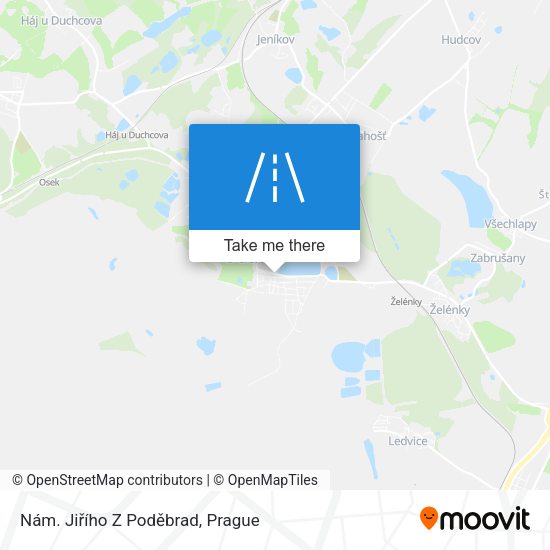 Nám. Jiřího Z Poděbrad map