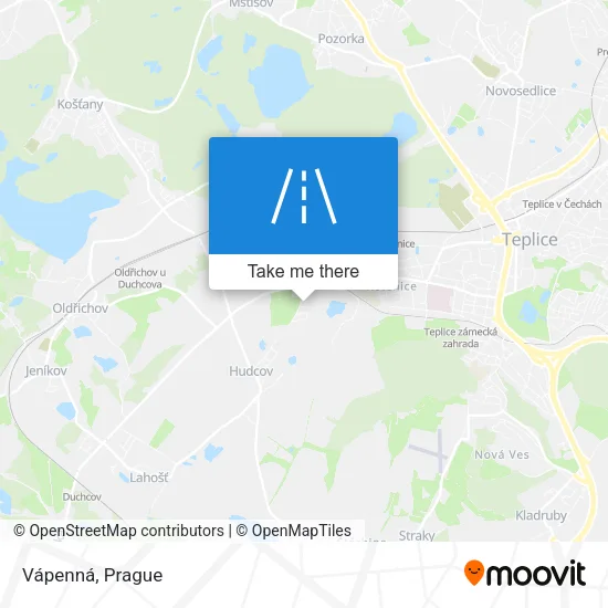 Карта Vápenná
