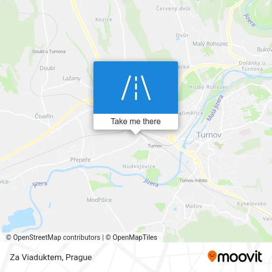 Карта Za Viaduktem