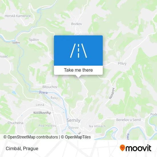 Карта Cimbál