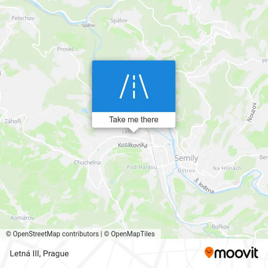 Карта Letná III