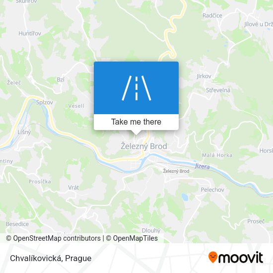 Chvalíkovická map