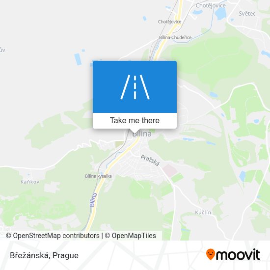Břežánská map