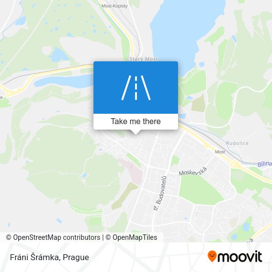 Fráni Šrámka map