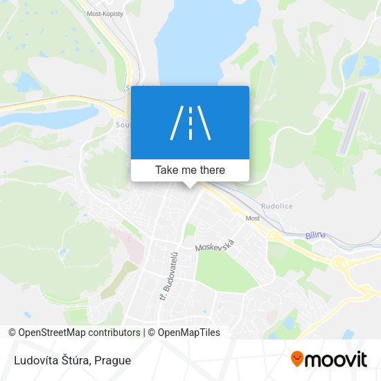 Ludovíta Štúra map