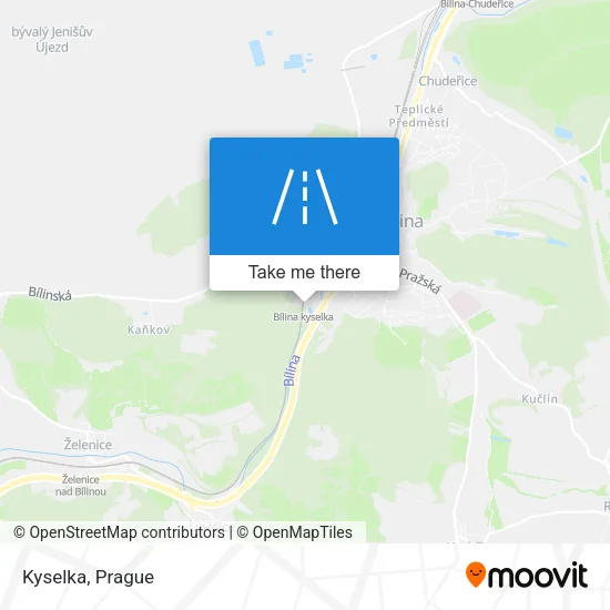 Карта Kyselka