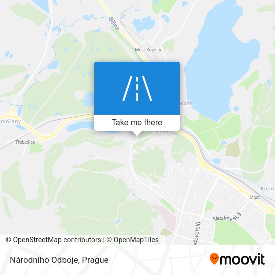 Národního Odboje map