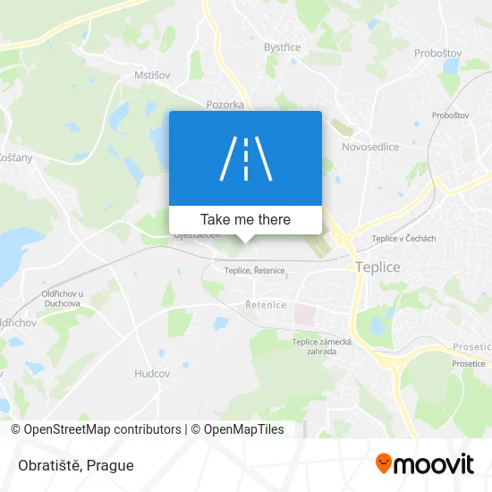 Карта Obratiště