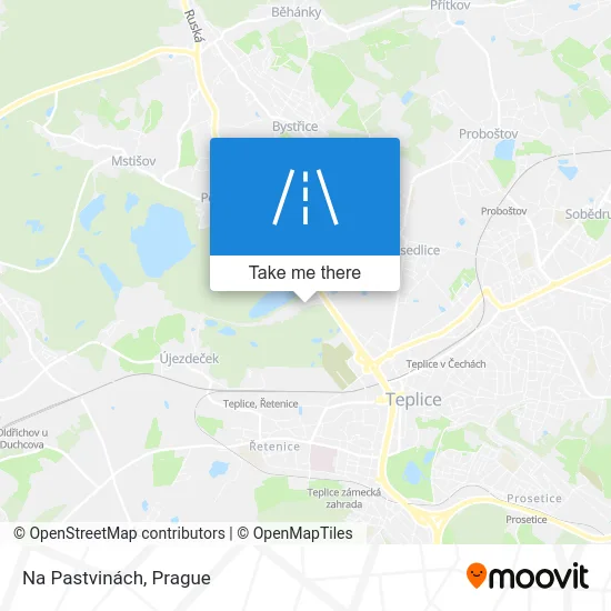 Карта Na Pastvinách