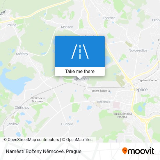 Náměstí Boženy Němcové map