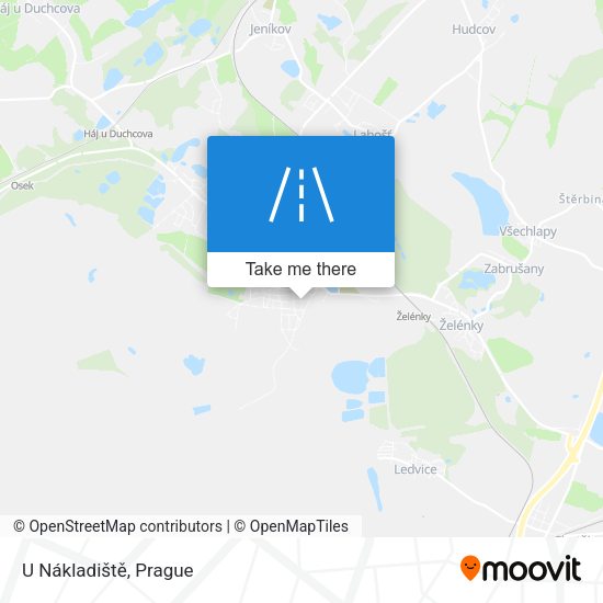 U Nákladiště map