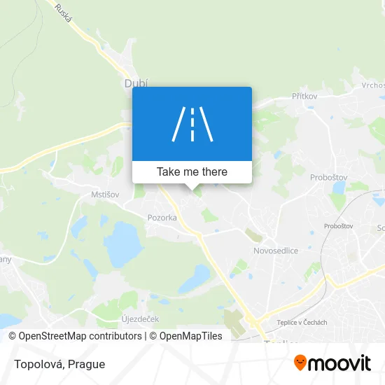 Карта Topolová