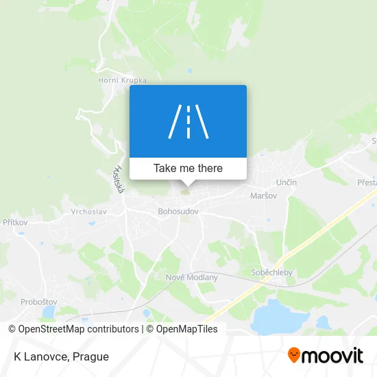 Карта K Lanovce